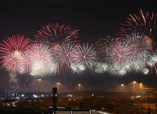 分宜县焰火晚会